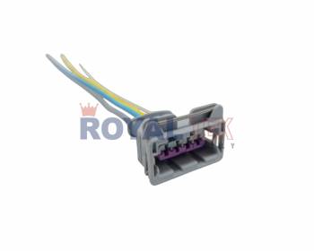 FICHA DE CONEXION ROYALTEK 4 VIAS (CUATRO) MOTOR PASO A PASO Y BOBINA DE IGNICION CITROEN - VENTA EN PAQUETES DE 5 UNIDADES ---